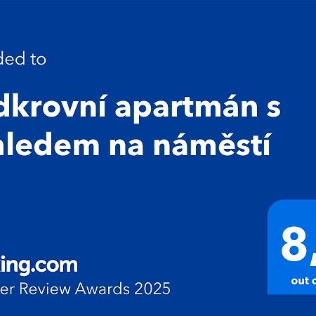 Podkrovni Apartman S Vyhledem Na Namesti Lomnice nad Lužnicí Exteriör bild